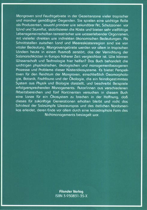 Mangroven - Lebensr�ume zwischen Land und Meer - r&uuml;ckseite